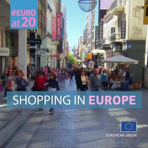 The euro makes it easier and cheaper to compare prices and shop abroad. 🛍️ A common currency supports a more transparent and competitive single market. ⚖️🛒 Find out more 👉 europa.eu/!xG36Dm #EUROat20 | European Commission - Economy and Finance