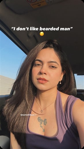 Khushboo Udhani on Instagram: "New discovery😳 . . #nautankibaaz1 #beardman #relatable"