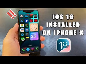 I Upgraded to iOS 18 on iPhone X and Here's What Happened ‼️