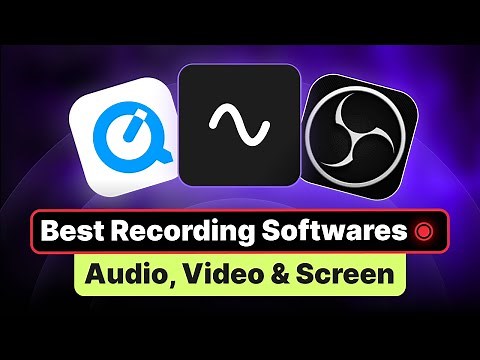 Best Recording Software for Audio, Video, and Screen