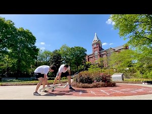 Georgia Tech students design the world's longest hopscotch
