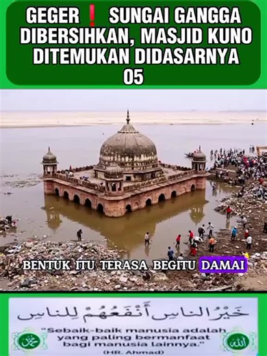 Penemuan Masjid Kuno di Sungai Gangga