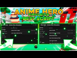[ 💪 OP ] Anime Hero Simulator Script / Hack Gui ❘ Auto Farm ❘