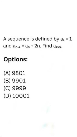 Find the 100th Term of This Recursive Sequence | Sequences Trick