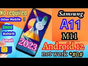 Samsung A11 FRP Bypass Android 12/ Samsung A115F Frp bypass/ Samsung Galaxy A11 google lock remove