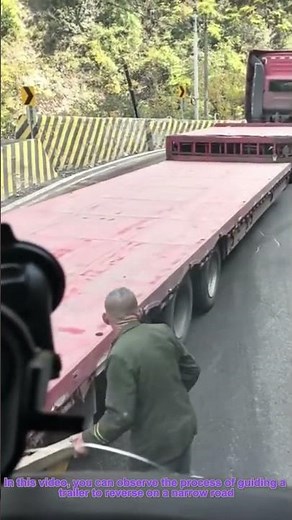 Trailer Reversing on Narrow Road: Guiding Technique & Driving Wisdom Behind It