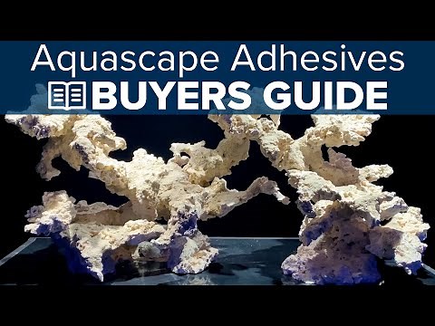Saltwater Aquarium Dry Rock Aquascaping Glue, Epoxy and Mortar. How Do You Know Which One to Use?