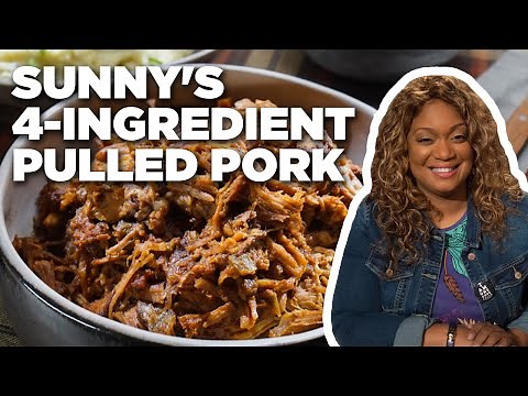 Sunny Anderson's Easy 4-Ingredient Pulled Pork | The Kitchen | Food Network