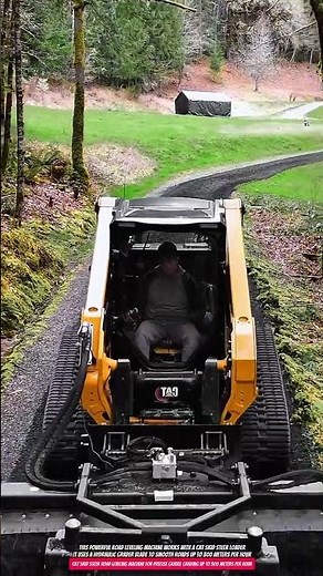 Skid Steer Road Leveling Machine for Precise Gravel Grading up to 300 Meters per Hour
