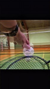Deceptive Low Badminton Serve #badminton
