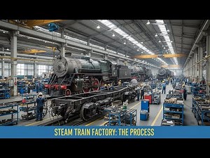 How a Steam Locomotive Is Made: Full Factory Tour & Build Process