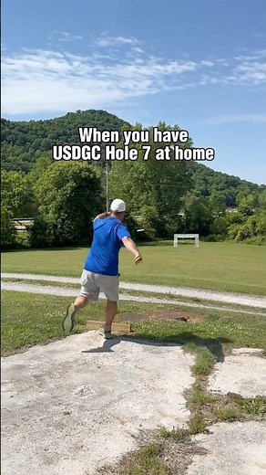 “We have USDGC Hole 7 at home” 😆🥏 #discgolf #discgolfcourse #discgolfdaily #discgolfeveryday