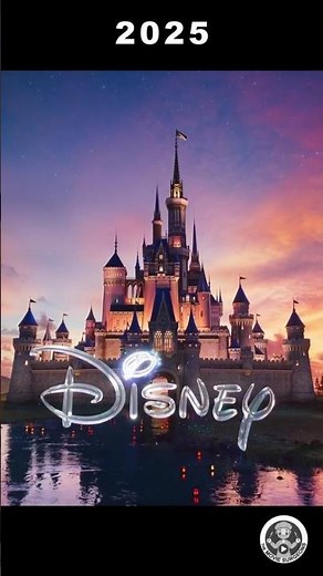 Disney logo evolution in 30 sec 1937-2025 #movies #disney