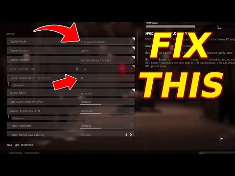 Warzone Graphics Reset FIX 2021 UPDATE