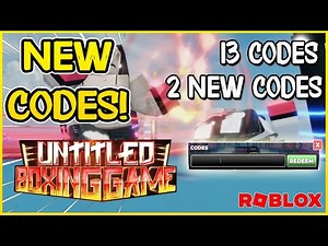 ✅2 NEW CODES✅13 WORKING CODES for 🥊 UNTITLED BOXING GAME 🥊 NANOMACHINES 🥊UNTITLED BOXING GAME ROBLOX