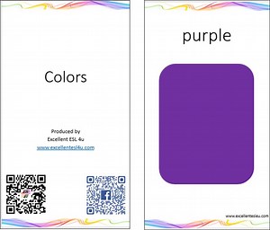 ESL Kids Color Vocabulary