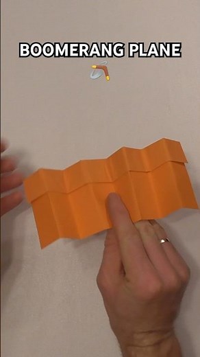 HOW TO MAKE FLYING BOOMERANG PLANE ORIGAMI | EASY PAPER BOOMERANG PLANE DIY
