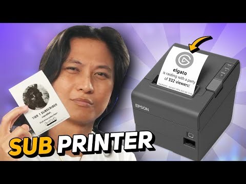 Make your own SUB PRINTER for your Twitch stream
