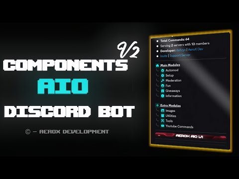 All-In-One Components V2 Discord Bot | Free Source Code + Setup Guide