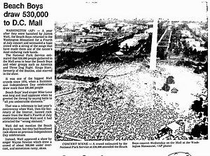Concert History of National Mall Washington, District of Columbia, United States  | Concert Archives