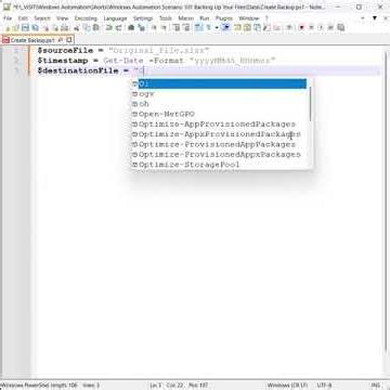 Backing Up Your Files with Timestamp: Windows Automation Scenario 101
