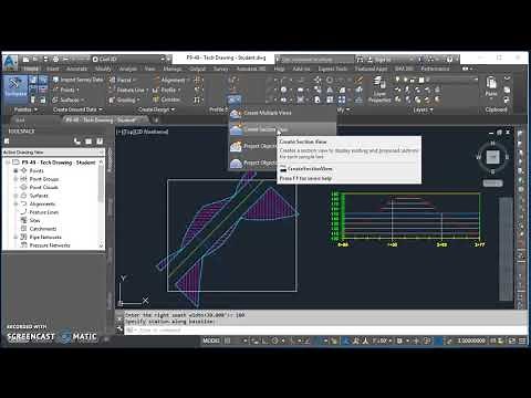 Creating Cross Section Views in Civil 3D