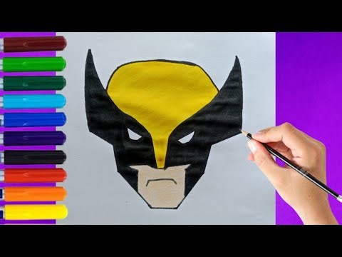 How to draw Wolverine face / Wolverine Drawing step by step / Easy Drawing