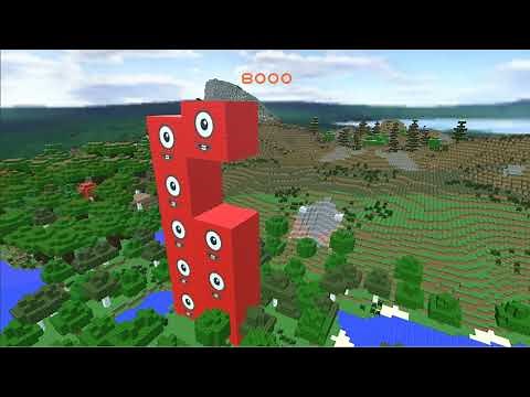 NumberBlock from 1 to 1 000 000 (One Million) in MineCraft
