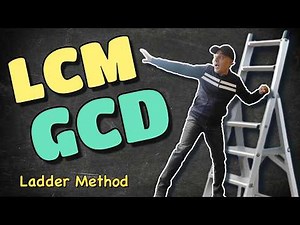 How to find GCD (HCF) and LCM ( हिंदी / Hinglish) using ladder method