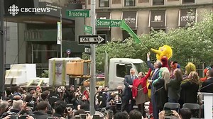 43K views · 646 reactions | Can you tell me how to get — how to get to Sesame Street? Actually, yes — it’s now a real street in NYC. #TheMoment | CBC News: The National | Facebook