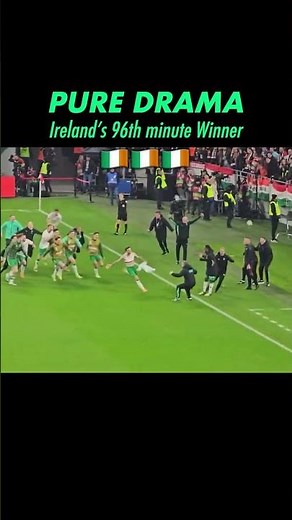 Ireland off to World Cup Play Offs (Hungary 2-3 Ireland)