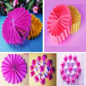183K views · 5.6K reactions | To Make 3 Beautiful Paper Crafts easy to make just follow simple step | Bright Art and Crafts | Facebook