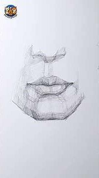 👄 How to Draw Realistic Lips | Step-by-Step Lip Structure Drawing Tutorial