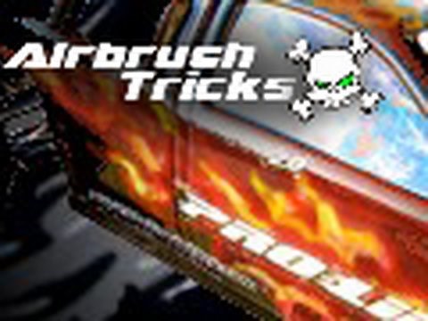 Airbrushing RC Car Realistic Flames - Lexan Car Body Paint