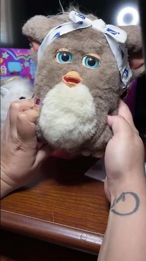 2005 Emoto-Tronic Coffee Furby Showing The OG "Hey Furby" Interaction