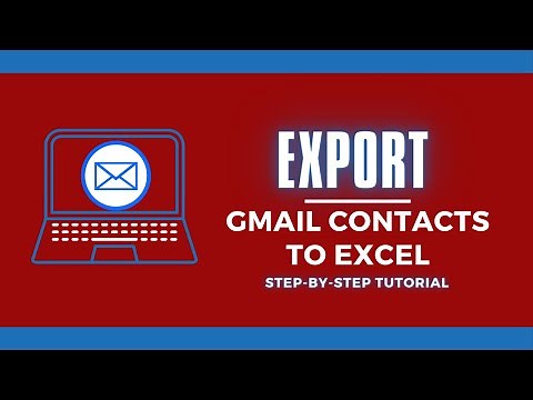 How To Export Gmail Contacts To Excel 💌 Export Your Contacts From Google / Gmail To CSV