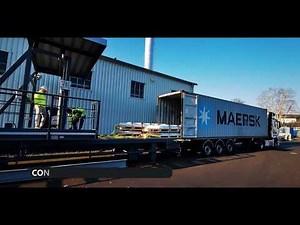 Container unloading system