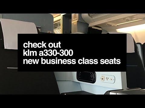 Check out KLM's A330-300 NEW Business Class | A big improvement!