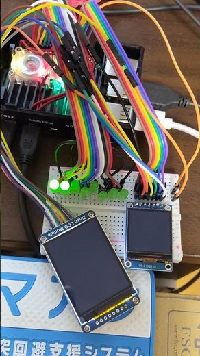 Raspberry Pi 4 python 240x320 and 240x240 LCD display control by st7789