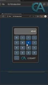 Build a Calculator from Scratch with HTML,CSS & JS–Beginner to Pro!#JavaScript#HTMLCSS#Calculator