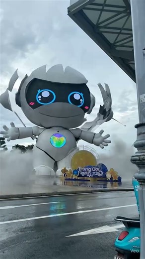 The robot transforms in fighter plane