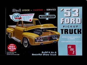 AMT 53 Ford pickup. Lets build it. Part 1