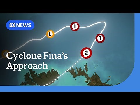 Tropical Cyclone Fina upgraded to a category two system, as it approaches the NT coast | ABC NEWS