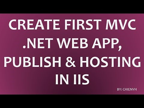 Create First .Net MVC Web Application, Publish & Hosting in IIS