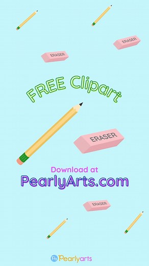FREE Pencil and Eraser Clipart at PearlyArts.com ✨ Our clipart is: free for personal and commercial use 😁 Royalty-free 😘 no attribution is required 😉 all the clipart is made by me with love 🥰 Download now for free ✨ #clipart #clipartstudio #cliparts #clipartforteachers #clipartdesign #digitalstickers #digitalsticker #digitalstickershop #illustration #illustrationart #illustrations #vector #vectorart #vectorillustration #vectorillustration #pencil #eraser #backtoschool #school #kids #educatio