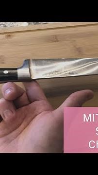 MITSUMOTO SAKARI Japanese Gyuto Chef Knife Review | Professional Hand Forged Kitchen Chef Knife