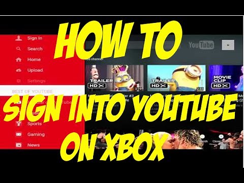 "How To Sign Into YOUTUBE" on "XBOX"!" (Tutorial)