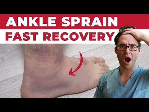 Twisted or Rolled Ankle Sprain Treatment: FASTER Home Recovery Time!