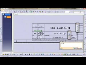 CATIA V5/V6 tutorial | Lesson 04 How to draw title block