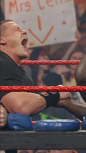 Even "The World's Strongest Man" couldn't take down Cena! 💪